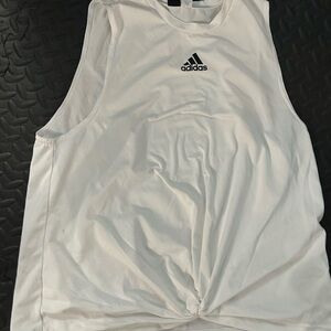 Women’s Adidas White Sleeveless Top